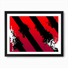Abstraction Art Illustration In Painting Digital Style 07 Art Print