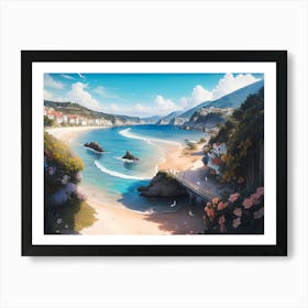 Paintings of Mediterranean Scenes #2 Art Print