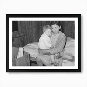 Children Of White Migratory Berry Pickers Near Ponchatoula, Louisiana By Russell Lee Art Print