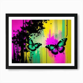 Butterfly Painting 110 Art Print
