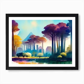 Twilight Forest 3 Art Print