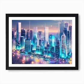 New York City Skyline 10 Art Print