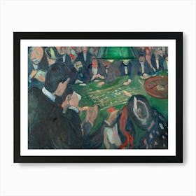  At The Roulette Table In Monte Carlo, Edvard Munch Art Print