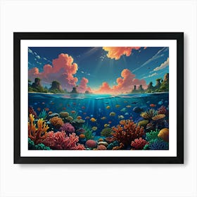 Coral Reef 10 Art Print