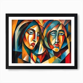 Two Women Art Print