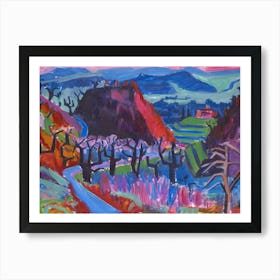 'Landscape With Trees' 1 Art Print