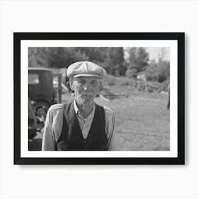 Old Resident Of Winton, Minnesota, He Was Formerly Active In The Lumbering Companies By Russell Lee Art Print