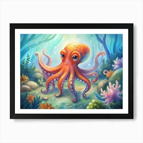 Octopus Art Print