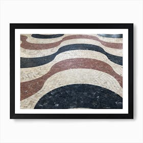 Mosaic Floor Alicante Art Print