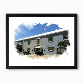 World Heritage Centre, Bermuda, Caribbean Art Print