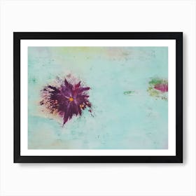 Abstract Flower Painting 1 Art Print