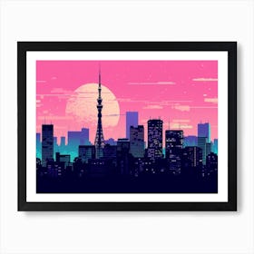 Tokyo Skyline Art Print