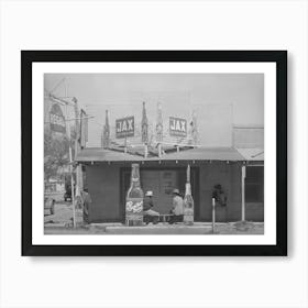 Mexican Beer Hall, Robstown, Texas By Russell Lee Art Print