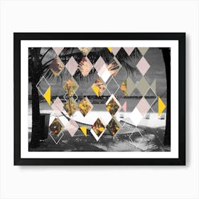 Universal Diamond Insel Dream Future Tagtraum Art Print