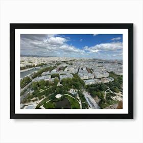 Paris From The Eiffel Tower Art Print