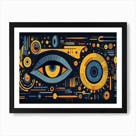 Eye Of God 4 Art Print