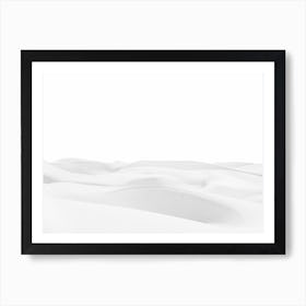 The Art Of The Sahara Desert In Black And White Art Print