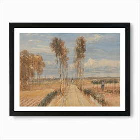 The Poplar Avenue, After Hobbema, David Cox Art Print