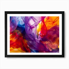 Abstract motion Art Print