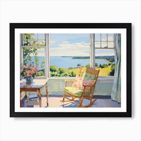 The Old Days At The Window - expressionism Art Print