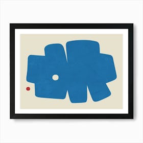 Blue Flower Art Print