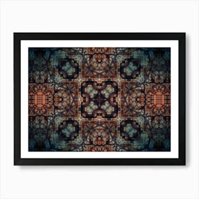 Modern Art Is An Ancient Ethnic Pattern Art Print