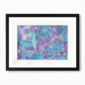 Watercolor Fresh Wonderland  Art Print