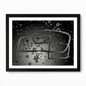 Abstraction Spot Calligraphy 2 Art Print