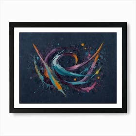 Swirls And Swirls Hamptons style Art Print