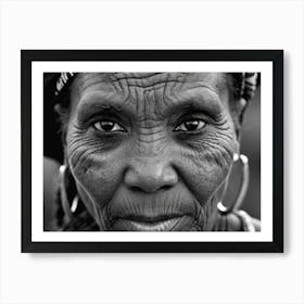 Portrait Of An African Woman Art Print