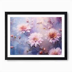 Dahlias 6 Art Print