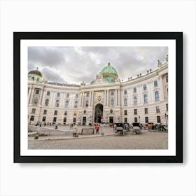 Michael Square in Vienna Austria Art Print