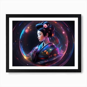 Geisha 53 Art Print