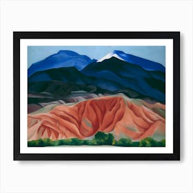 Georgia O'Keeffe - Black Mesa Landscape, New Mexico / Out Back of Marie's II, 1930 , High Resolution Art Print