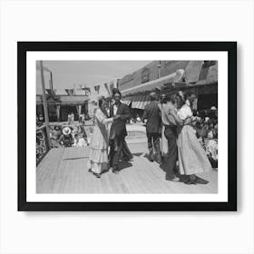 Untitled Photo, Possibly Related To Native Spanish American Dance, Fiesta, Taos, New Mexico By Russell Lee 1 Art Print