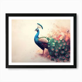 Peacock 17 Art Print