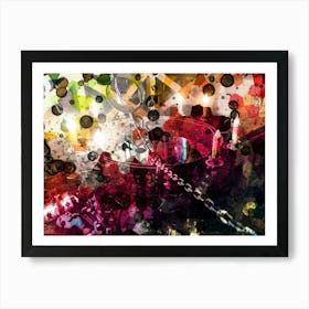 Abstract Modern Mosaic 1 Art Print