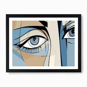 Eyes Of A Woman Art Print