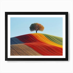 Tree On A Hill 2 Poster