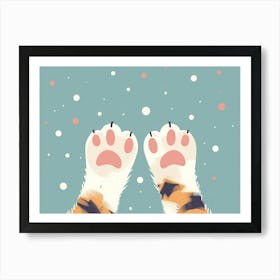 Cat Paws 2 Art Print