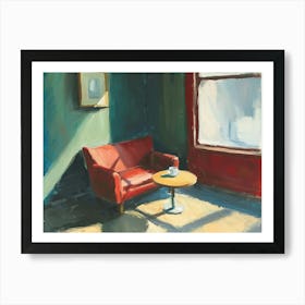 Contemporary Artwork Inspired By Edward Hopper 4 Art Print