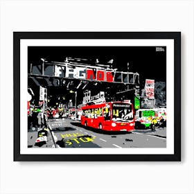 London Peckham Rye At Night Art Print