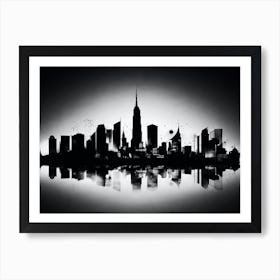 New York City Skyline 37 Art Print