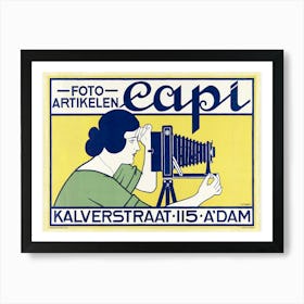 Photo Articles Capi; Kalverstraat 115 Amsterdam (18), Johann Georg Van Caspel Art Print