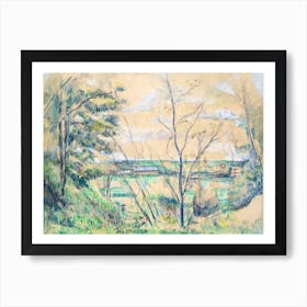 In The Oise Valley, Paul Cézanne Art Print