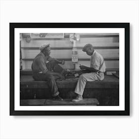 Untitled Photo, Possibly Related To Game Of Coon Can In Store Near Reserve, Louisiana By Russell Lee 1 Art Print