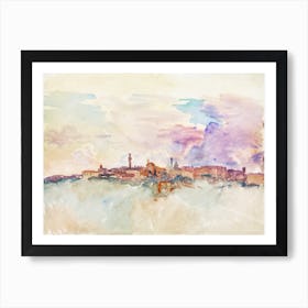 Siena, John Singer Sargent Art Print