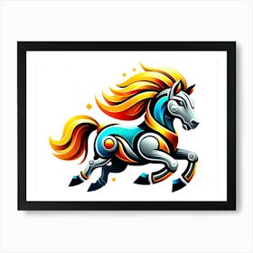 Creative Horse Beauty Illustration Nr 11 Art Print