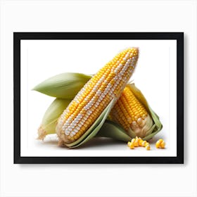 Funny Corn Landscape Art Print