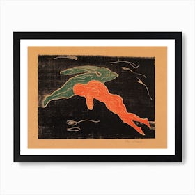 Encounter In Space, Edvard Munch Art Print